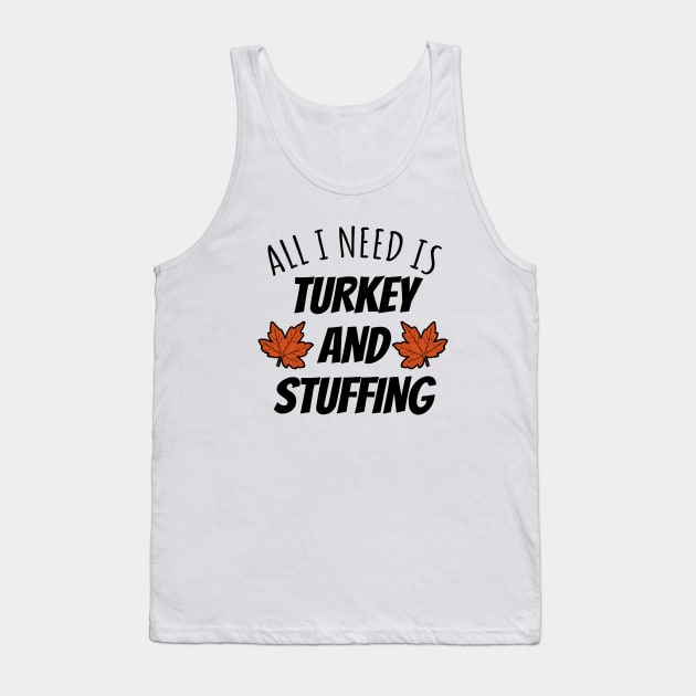 Turkey And Stuffing Tank Top by LunaMay